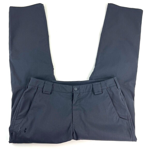 Under Armour Men's UA Tactical Elite Flat Front Pants Ripstop Dark Navy 38x34 - Picture 8 of 11